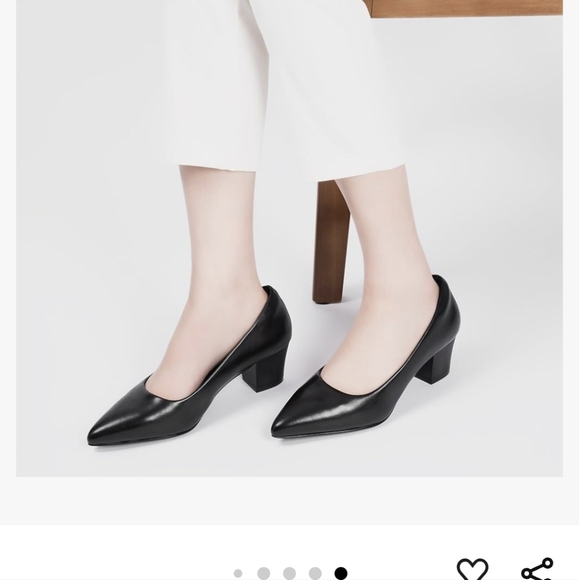 NWOT Brand new, never worn, Cusolemore Black Block Heels. - Picture 7 of 8